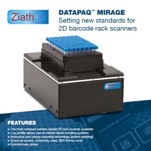 Cube 1D Rack Code Scanner for ZIATH-Cube